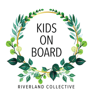 Kids On Board Sticker Sign Forest Foliage Dream Designs