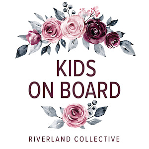 Kids On Board Sticker Sign Vintage Rose Dream Designs