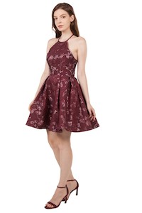 Short Halter Dress 219587