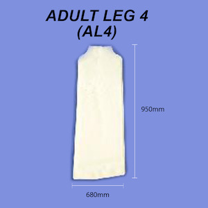 Casting agency: Adult Leg - Size 4 (XL Full Leg)