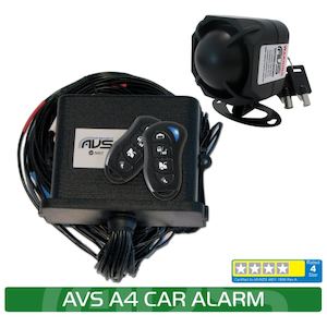 Electronic goods: Avs A4 Car Alarm 4 Star Rated Alarm Only