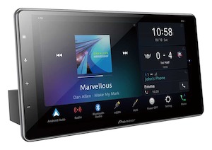 Pioneer Dmh-zf9350bt Mechless 9″ Floating Android Auto/apple Carplay Wireless …