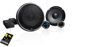 Kenwood Kfc-ps170c 6.5″400watts Max/80rms Component Speakers Including Tweeters Great Buy