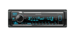 KENWOOD KMM-BT408 MECHLESS BLUETOOTH/USB/AUX/3XPREOUTS CAR STEREO short Chassis