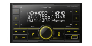 Kenwood Dpx-m3300bt Double Din Mechless Bluetooth Unit/usb/aux Great Value