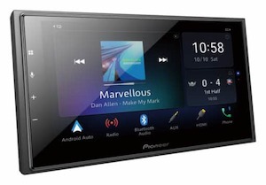 Pioneer Dmh-z6350bt 6.8″ Mechless Wireless Carplay/android Auto Multimedia