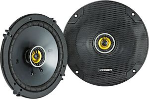 KICKER CSC654 300WATTS MAX/100RMS 6-6.5″ 2 WAY SPEAKER-slim fit GREAT SOUNDING…