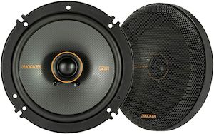 Kicker Ksc6504 6.5″2 Way 200watts Max/100rms Speaker Silk Dome Tweeters V Good