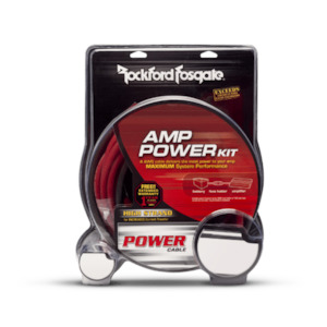 Rockford Fosgate Rfk4x 4awg Power Wiring Kit Includes X1 Rca Top Quality