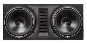 ROCKFORD FOSGATE P3-2X12 DUAL 12INCH LOADED SUBWOOFER top dual sub in a box