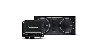 Rockford Fosgate Punch P1-2x12 Dual 12inch Punch/monoblock R2-500x1 Amp Deal