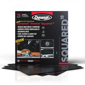 Electronic goods: Dynamat Xtreme Squared Sound Deadening (457mm X 457mm X 1.72m) 9 Sheet Pack