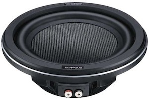 Kenwood Kfc-wps1000f 10inch Shallow 1000watts Max/250rms Subwoofer