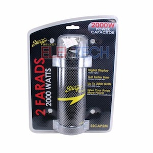 Stinger Sscap2m Carbon Fibre 2 Farad Digital Capacitor