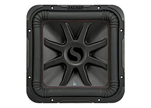 Kicker L7r122 Single 12inch Dual 2ohm Subwoofer 1200watts/600rms Square Design For More Bass