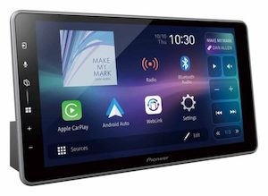 PIONEER DMH-ZF7650BT 9INCH WIRELESS ANDROID AUTO/CARPLAY FLOATING SCREEN Cp/Aa +…