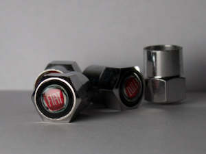 Fiat Style Tyre Valve Cap - Nut Style (Set of 4)