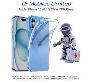 Telephone including mobile phone: Apple iPhone 16 (6.1") Soft TPU Protective Case