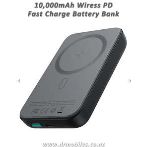 Telephone including mobile phone: 10,000mAh Wireless Battery Bank Fast Charge PD Joyroom JR-W020