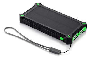 Telephone including mobile phone: Poweradd Solar Panel Dual USB 8000mAh Battery Charger Power Bank  Waterproof Apollo3