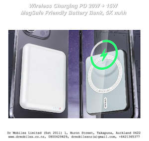 5,000 mAh Wiress Charging battery bank, PD 20W + 15W, MagSafe Vipfan F12