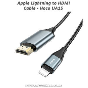 Telephone including mobile phone: iPhone Lightning to HDMI Cable 2 Meters - Hoco UA15