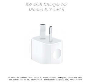 Telephone including mobile phone: 5W iPhone 7 Wall Charger, Travel Adaptor