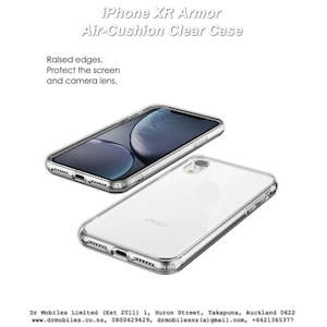 Telephone including mobile phone: Apple iPhone XR Armor Air-Cushion Clear Case