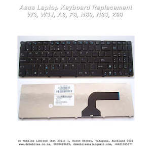 Asus Laptop Keyboard Replacement W3, W3J, A8, F8, N80, N83, Z99