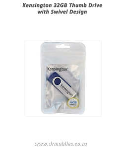 Telephone including mobile phone: Kensington Swivel 2. 0 USB 32 GB thumb drive