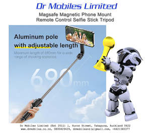 Magsafe Magnetic Phone Mount Remote Control Selfie Stick Tripod WS-22005 Magneti…