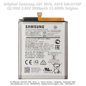 Samsung A01 2019 A015 SM-A115F QL1695 3.85V 3000mAh 11.55Wh Original Battery Galaxy