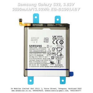 Original Battery Samsung Galaxy S22 3.83V, 3590mAh, 13.92Wh, EB-BS901ABY