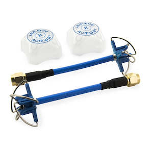 Aomway 5.8GHz 4-Leaf Clover Antenna Set for TX/RX (SMA) (RHCP)