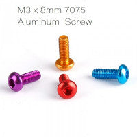 Coloured Aluminum Button Head Hex Screw