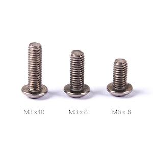 Hobby equipment and supply: Titanium Inner Hexagon Screw Pack (10pc/set) M3