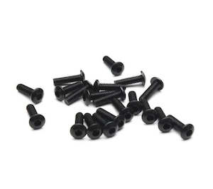 M3 Hexagon Screw pack in black (10mm-20mm)