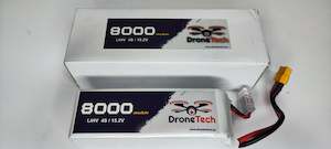 BUNDLE - DroneTech 8000mAh LiHV 15.2V 4S1P Lipo Battery for Gannet 2 or SD 3+