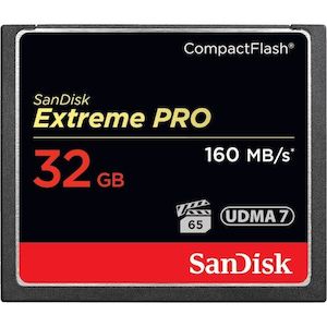 SANDISK EXTREME PRO CF 32GB VPG65 160MB/S