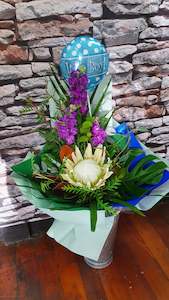 Florist: Baby boy bouquet