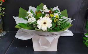 Neutral posy in a bag