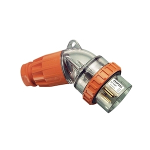 Electrical 4 Pin 32 Amp PDL Angled Plug Duroweld