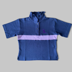 Scarlett Ruffle Collar Polo S/S Shirt