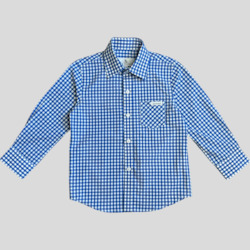 Clothing: Milford Check Shirt - Blue