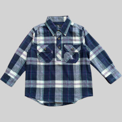 Dusty Kids - FLANNEL - Navy