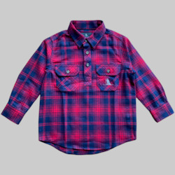 Dusty Kids - FLANNEL - RED