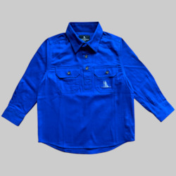 Clothing: Dusty Kids - WORK SHIRT - COBALT BLUE