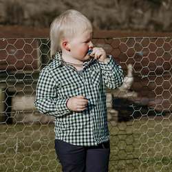 Green & Black check Shirt