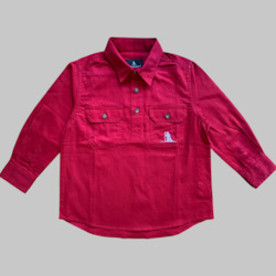 Dusty Kids - WORKSHIRT - RED