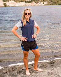 Clothing: Womans Active Work Shorts - Cobalt Blue